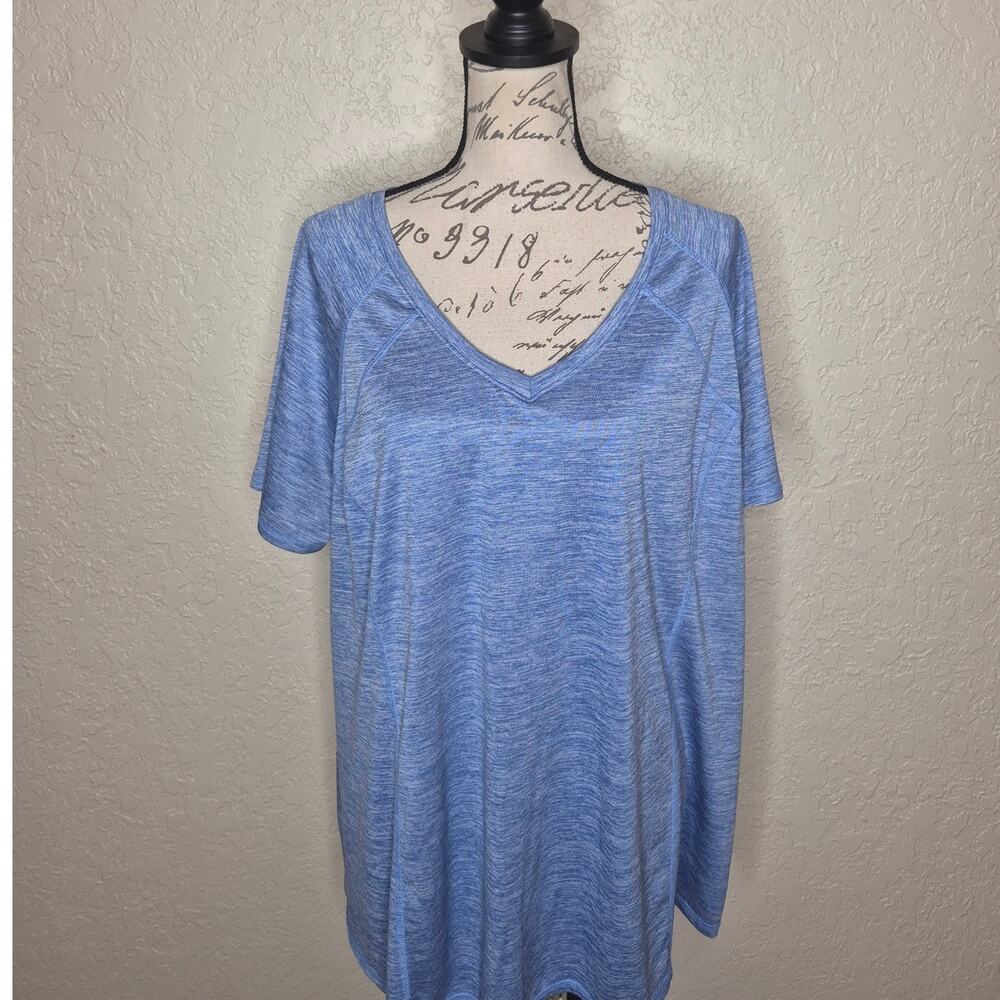 Livi Active Short Sleeve Short Blue Size 22/24